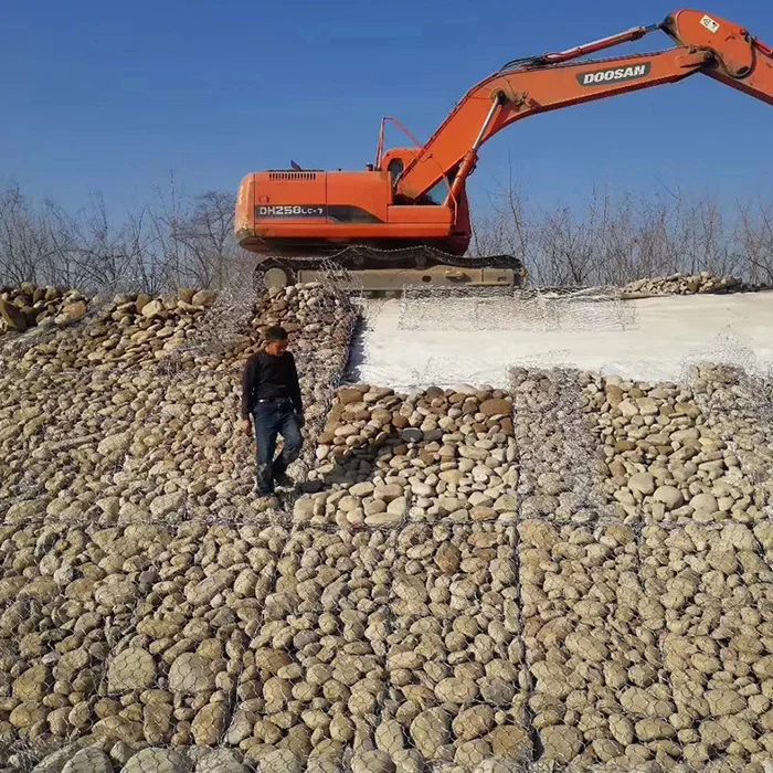 Cheap galvanized galfan pvc coated 6x8 8x10 10x12 12x15 2.7x3.4 2.4x3.0 gabion mesh box price