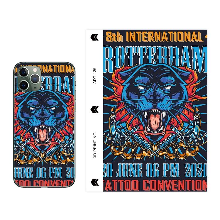 Mobile Phone DIY Back Skin Sticker No Track Screen Protector Cutting Machine Back Rear Film Protector