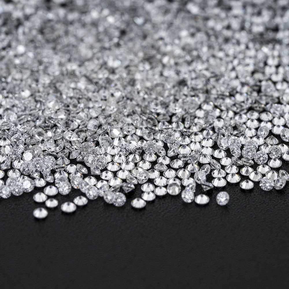 0.8mm - 3mm DEF Color VVS  Melee Lab Diamond Price Per Carat HPHT Loose Diamond CVD Diamond