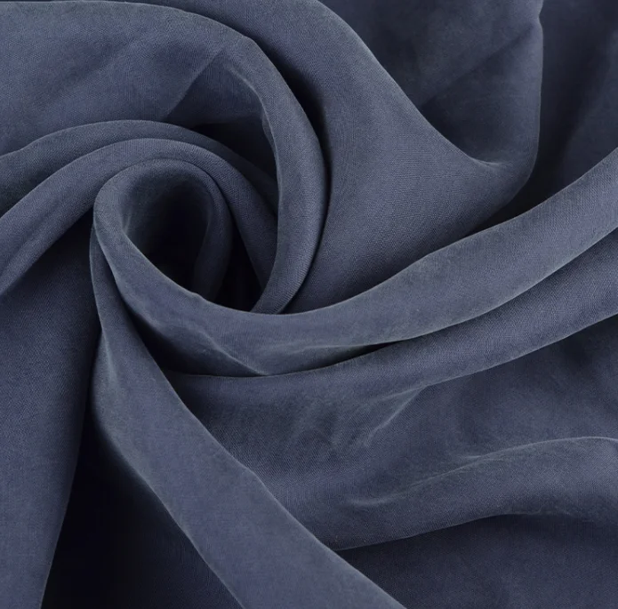 Нет минимального заказа в наличии, Песочная моющаяся вискозная ткань Cupro для платья или рубашки