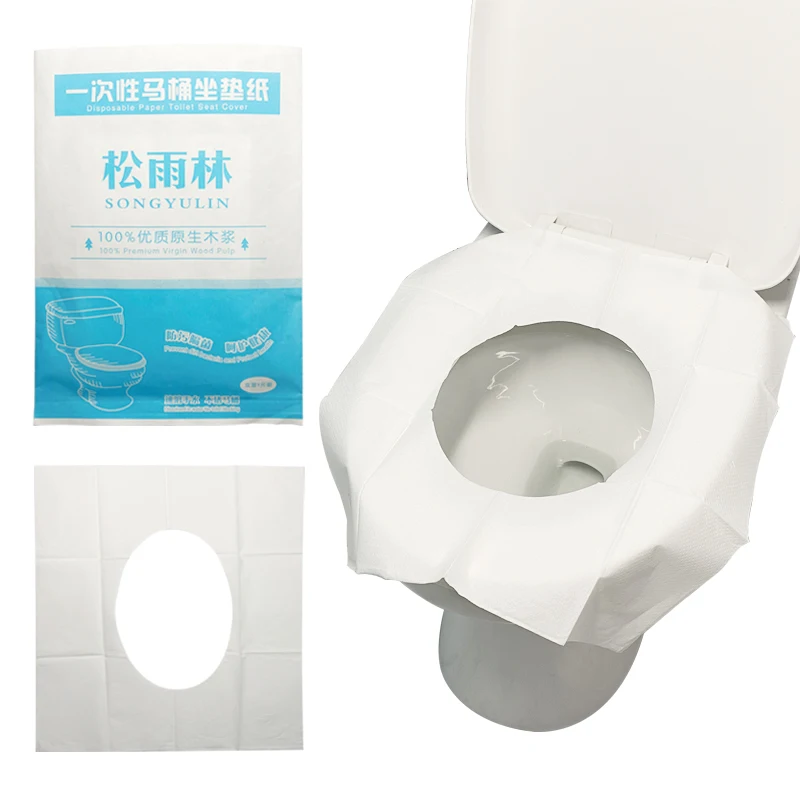 Toilet seat covers paper flushable toilet seat protection disposable toilet seat cushion