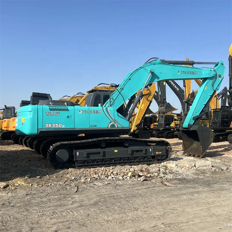 Высококачественные экскаваторы KOBELCO SK350LC-8 б/у экскаватор большой рабочий вес sk350lc Подержанные