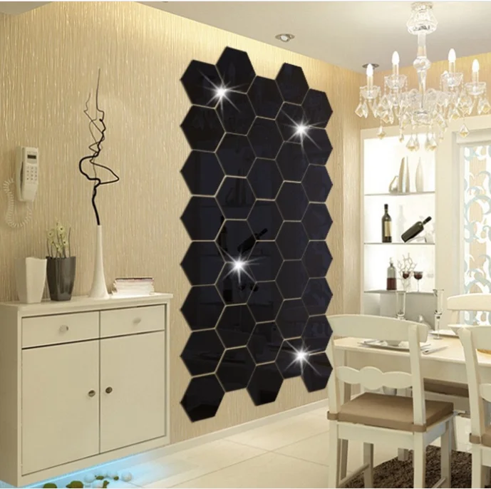 Special Hot Selling Wall Decoration 3d wall stickers home decor acrylic wall mirror stickers