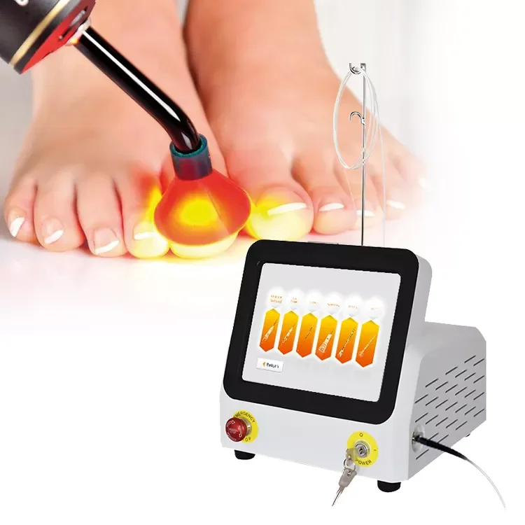 High power 60w nails onychomycosis toe nail fungus treatment machine new product 980nm diode laser for podiatry