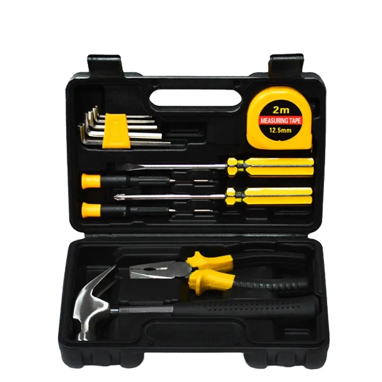 high quality 13pc Promotional General Household Hand Hot Selling household Tool Set hand tool kit with hammer