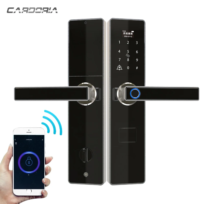 Смарт-замок дверной с Wi-Fi дистанционной разблокировкой