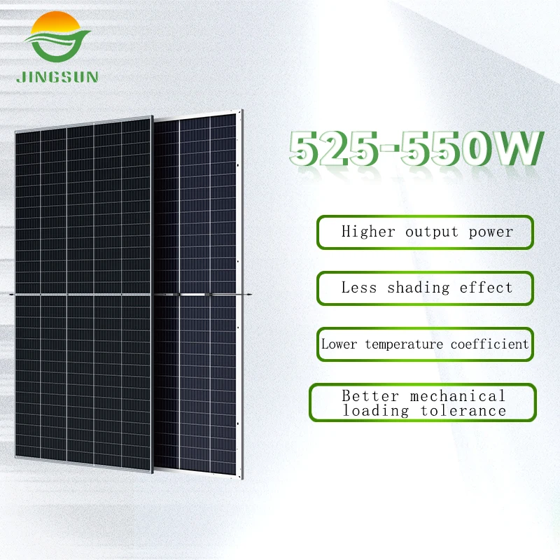 Jingsun N-type Low Price 210mm 525W 550W 500W  Solar Panels For Home Use