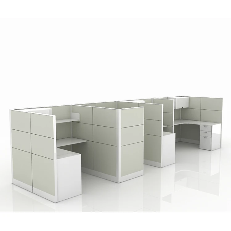 Executive office furniture full set partition 6 seat office workstation cubicle modular office workstation