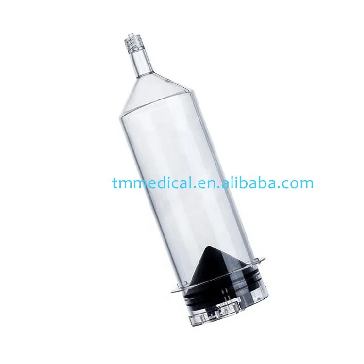 200Ml Dual Head Needleless Transparent Safety Injection Syringe