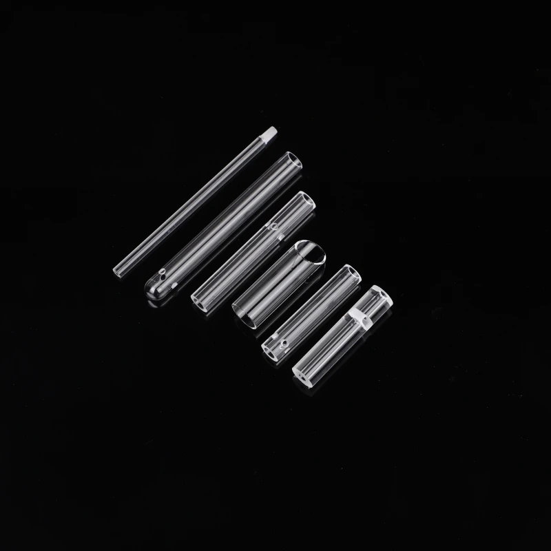 Customizable Size Quartz Glass Tube Fused Silica Transparent Quartz Tube