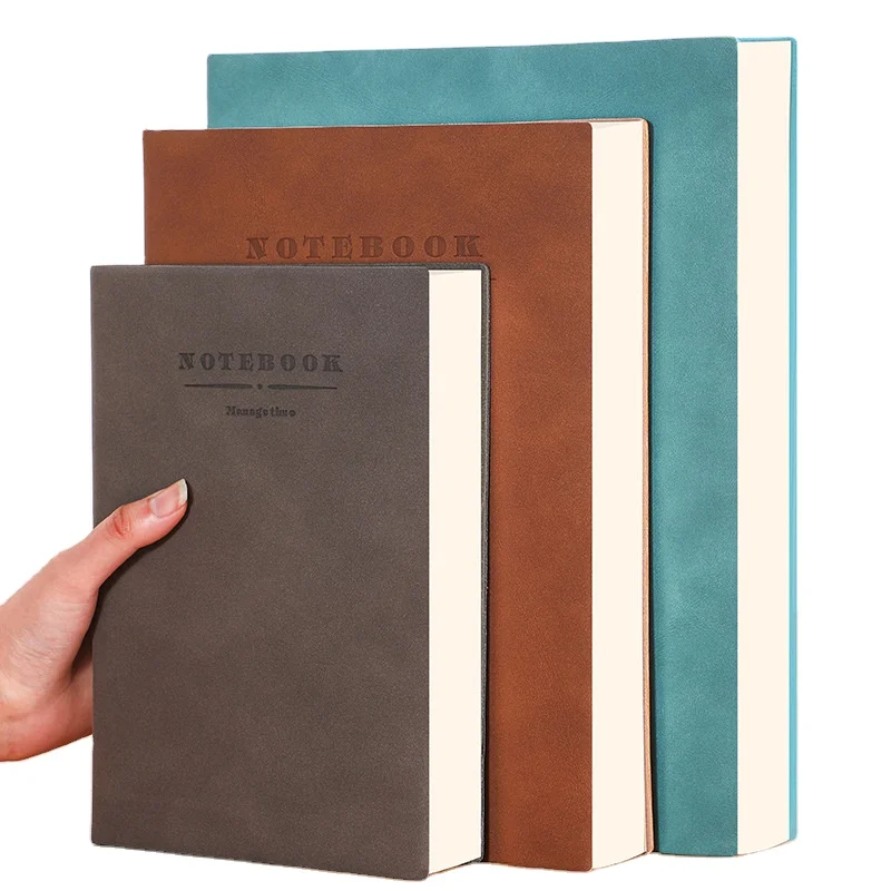 Factory directly sale  Soft cover A4 Large Thickened Notebook  Business B5/A5 Notebook Journal