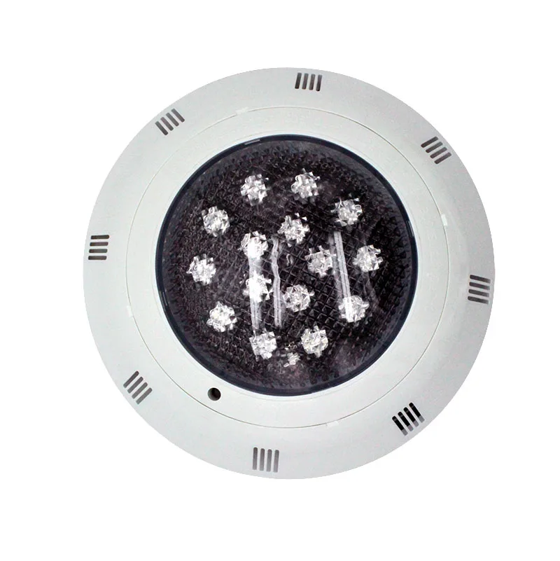 Colorful Round Waterproof 12w Underwater Pool Led Lights Underwater mounted surface wall swimming pool light