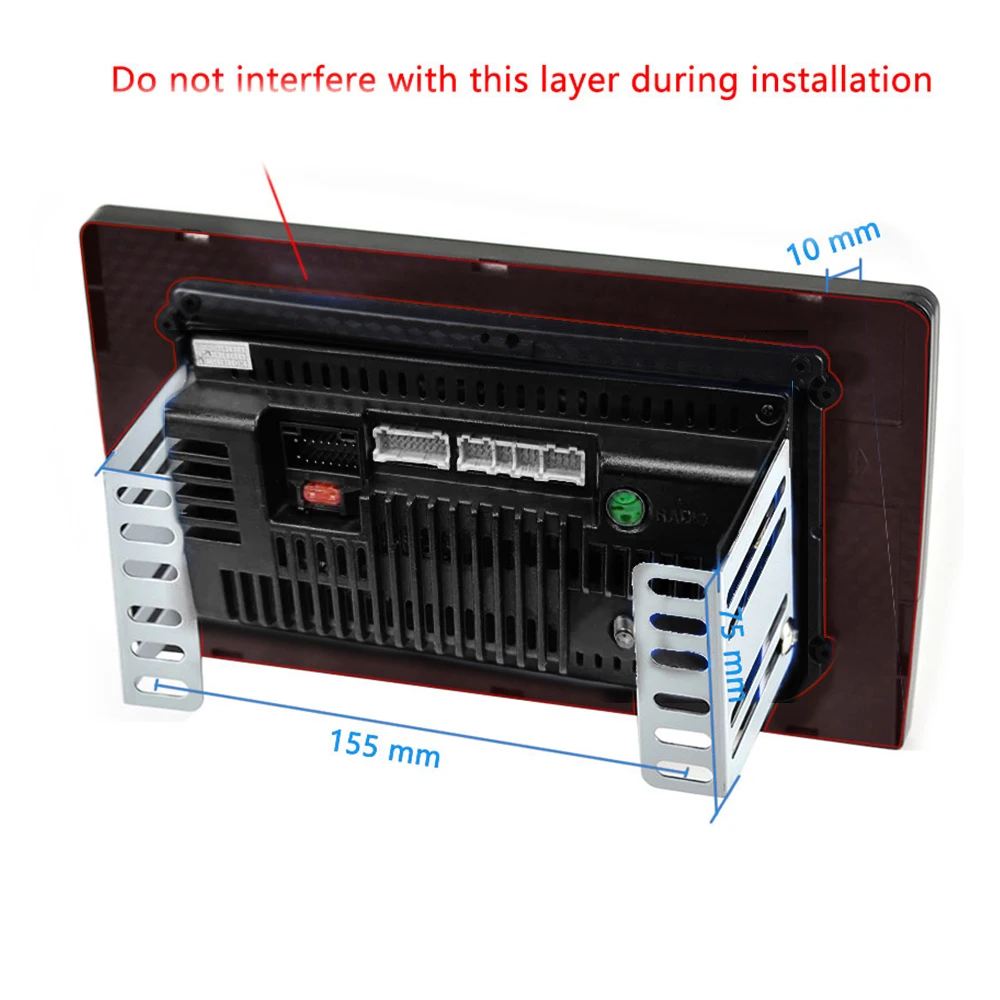 10inch 2 DIN 1+16GB Audio Video Screen Universal Car Music Radio Auto GPS Navigation System