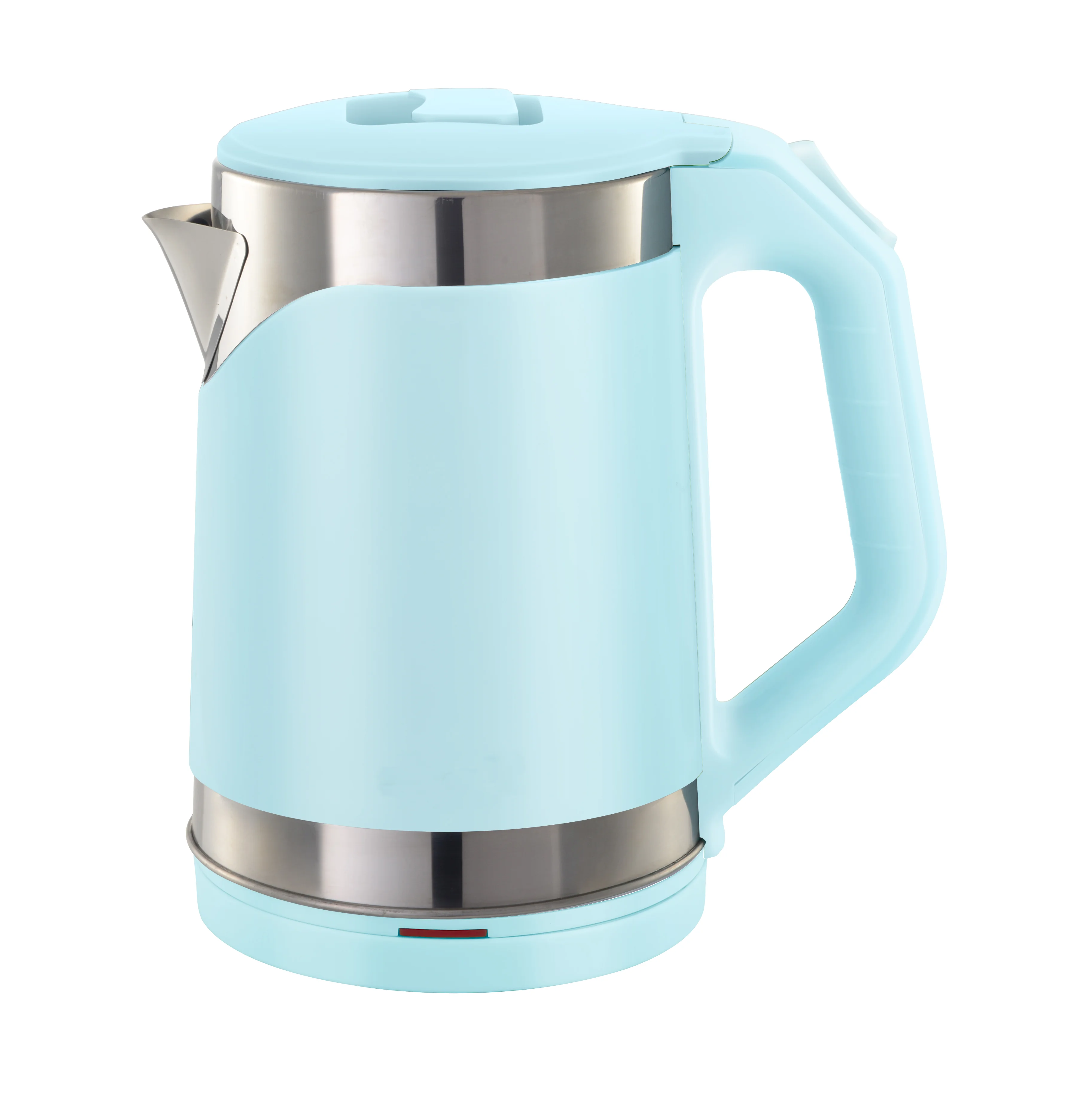2021 new cheap kettle matte surface electric kettle plastic double layer 201 304 ss water boiler