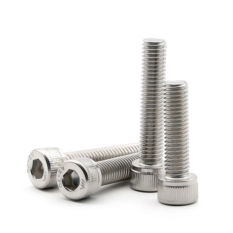 DIN 912 cup head hex socket screw Hex A2 A4 allen bolt full thread socket head bolts M2 M3 M4 M5 M6 M8 M10