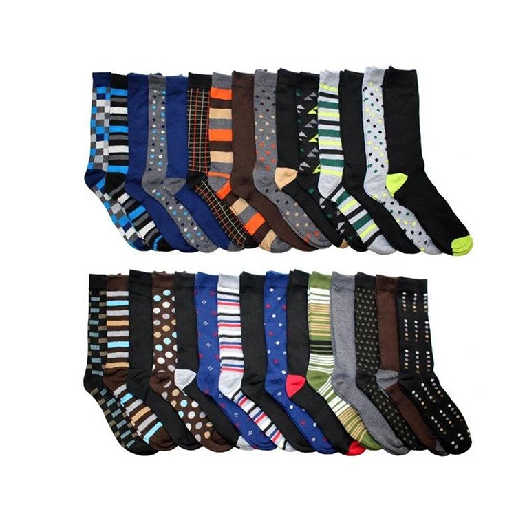 Custom business classic formal sock office Man bamboo black dress socks mens business casual crew dress socks for men
