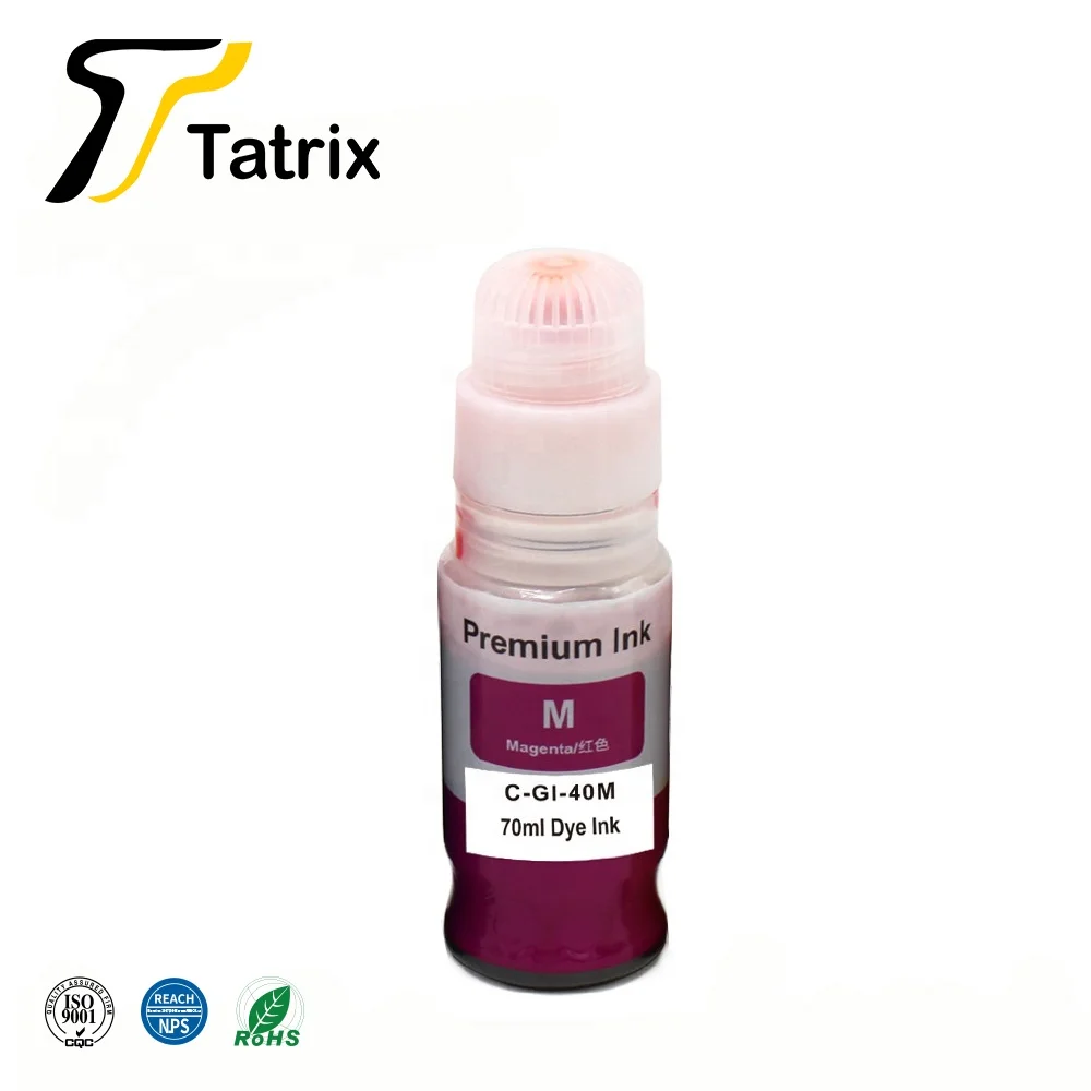  Tatrix GI-40 GI40 совместимые чернила на водной основе для массовых грузов бутылка пополнения чернил Canon PIXMA G5040 G6040 tinta para impressora