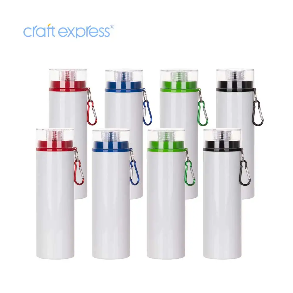 Craft Express Bulk Custom Personalized Sublimation Blanks 28oz 850ml White Aluminum Sports Water Bottle for Sublimation