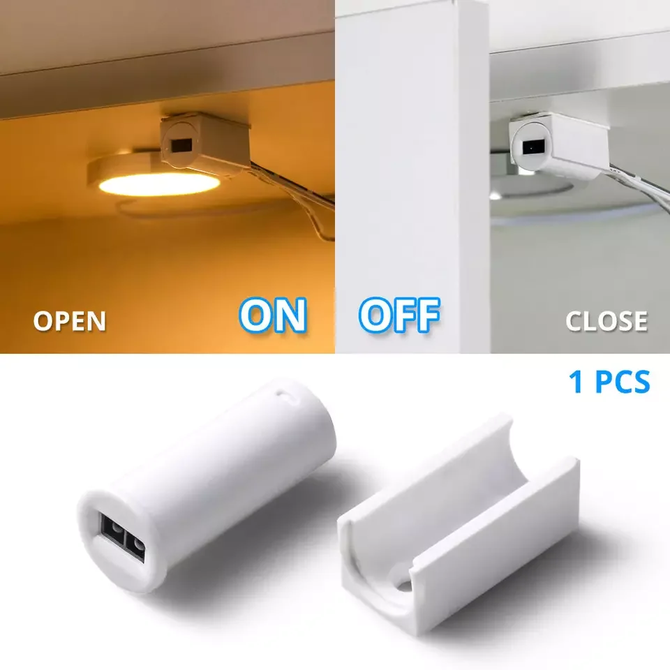 ESann DC12V 5A 60W Беспроводной светодиодный переключатель для шкафа с одним дверным датчиком