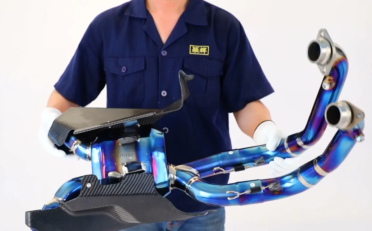 Мотоциклетный Титановый Глушитель Выхлопной Трубы Aprilla RS660, запчасти для системы выхлопной трубы