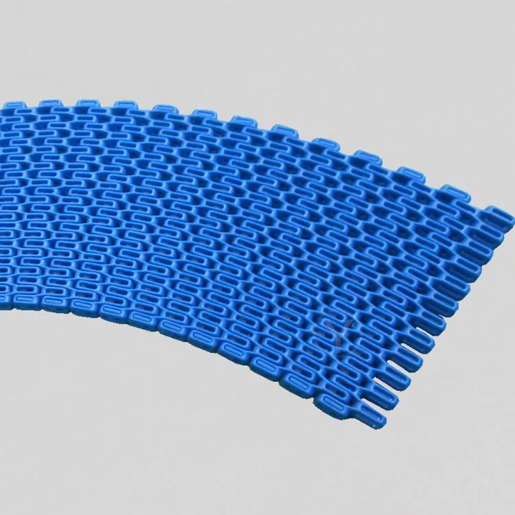 Изогнутая ленточная конвейерная лента, Гибкая Модульная лента