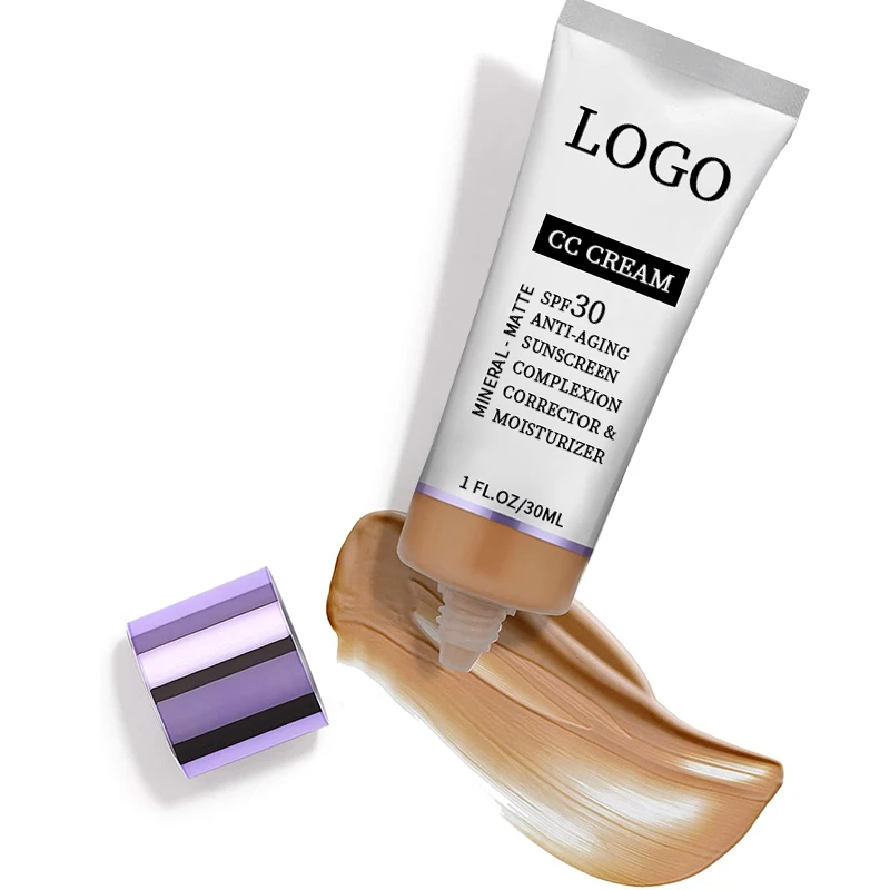 Beauty CC крем без парабенов увлажняющий и водонепроницаемый минеральный глицериновый с покрытием