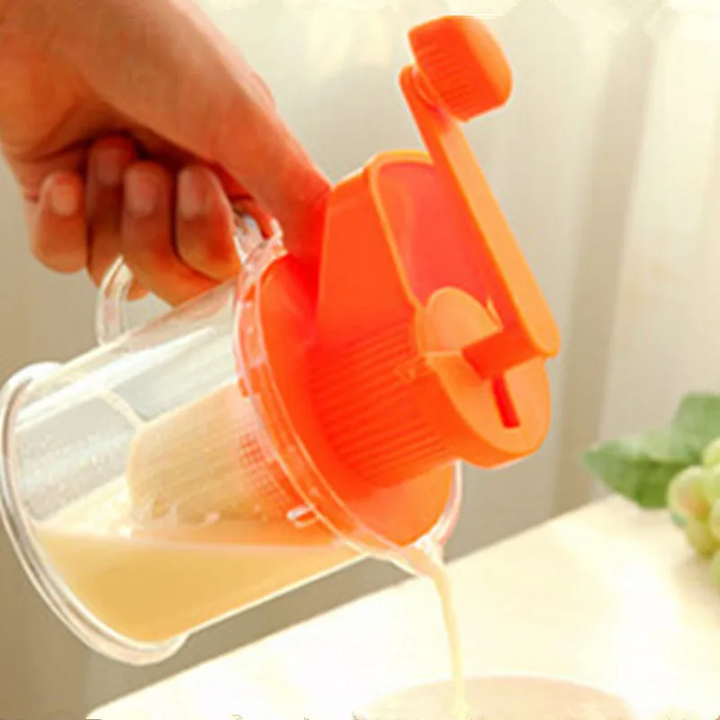 Household hand-operated soybean milk machine multi-function juice extractor hand mini soybean milk machine juice extractor