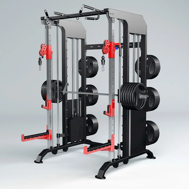 Коммерческий домашний высококачественный тренажер для бодибилдинга тренажерный зал оборудование для фитнеса Smith & Function тренажер Комплексная стойка