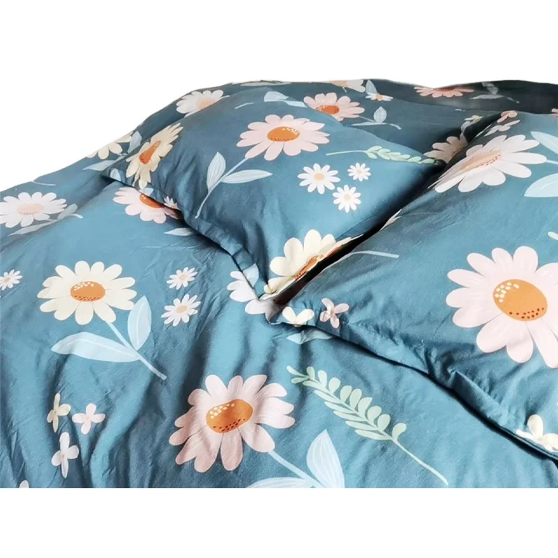 CUSTOM PRINTED HARD FINISH MICROFIBER FABRIC FOR MAKING MATTRESS COVER