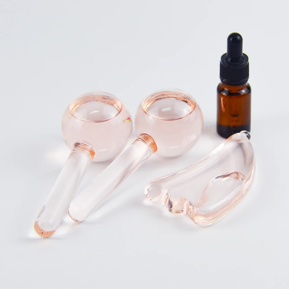 skin care cold therapy Facial massage roller customize private logo cooling ice globes for face