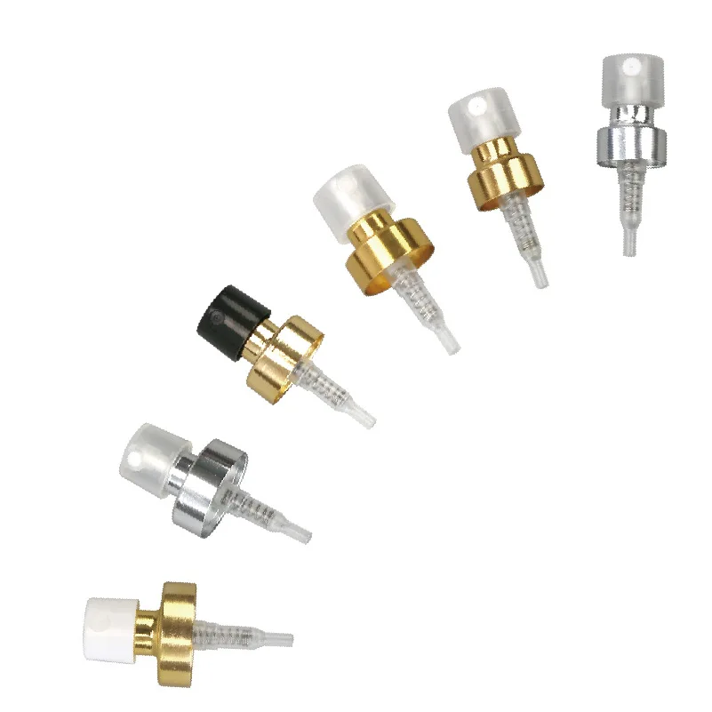 Manufacturers Supply Perfume Nozzle  Aluminum Spray Press Bottled Perfume Nozzle