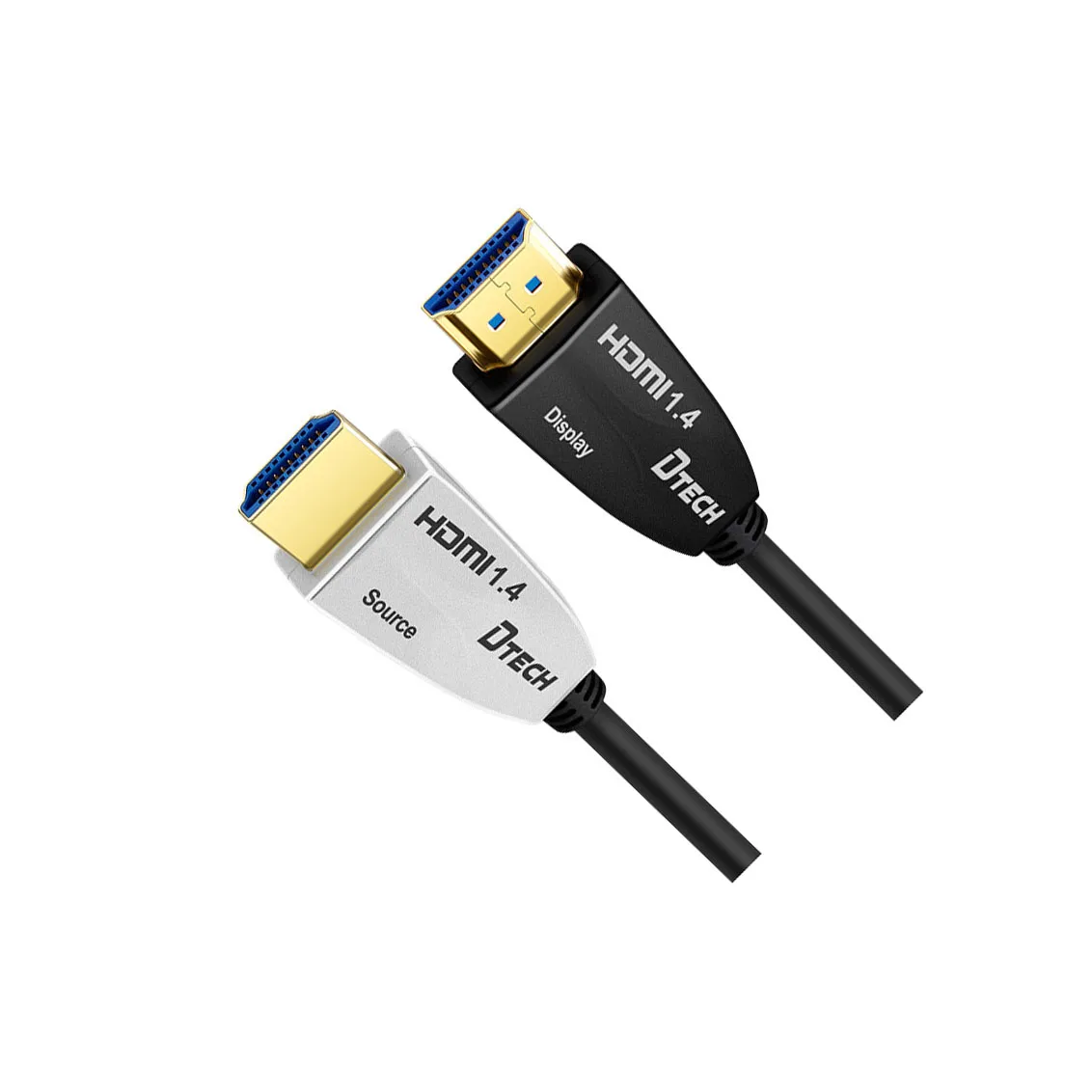 Высокая скорость Dtech HD аудио и видео сигнала 3D 4K Hdmi волоконно-оптического кабеля 15 м