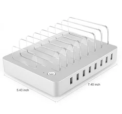 96W QC3.0 multi--functional fast charger,charging station,phone holder for iPhone samsung