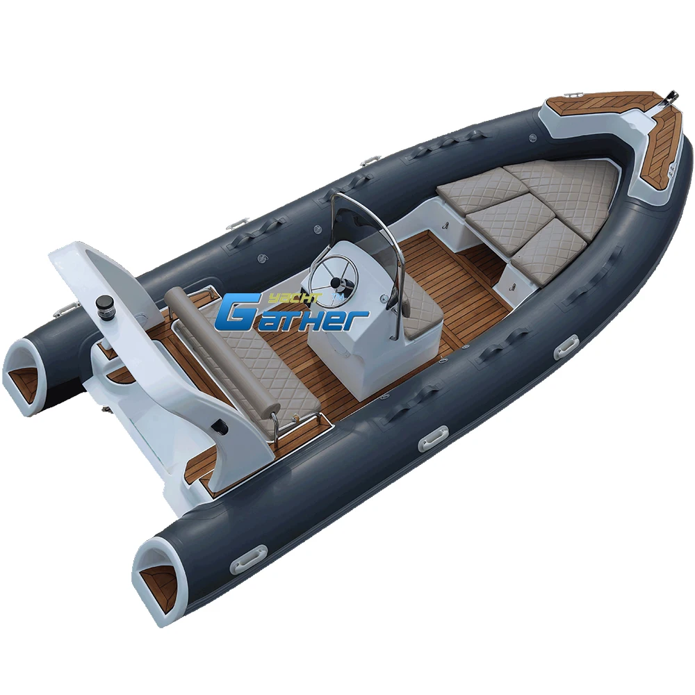 5.5m rib boat luxury rib boats for 7 people small yacht RIB-550 inflatable rib550B fishing