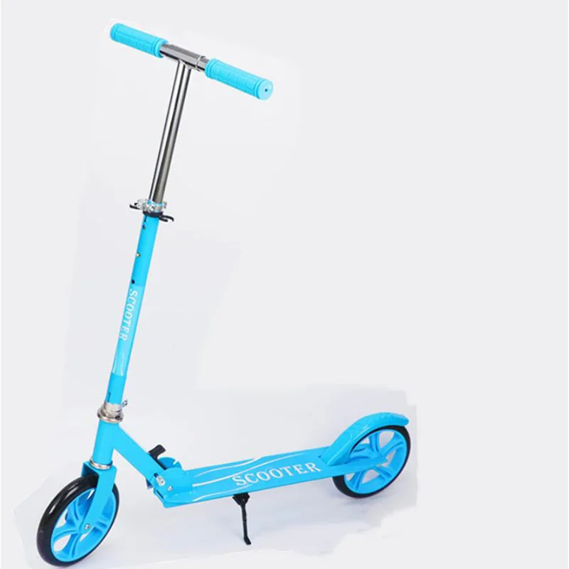 Adult Portable  Foldable Folding Standing Two Wheel Scooters Adjustable Scooter