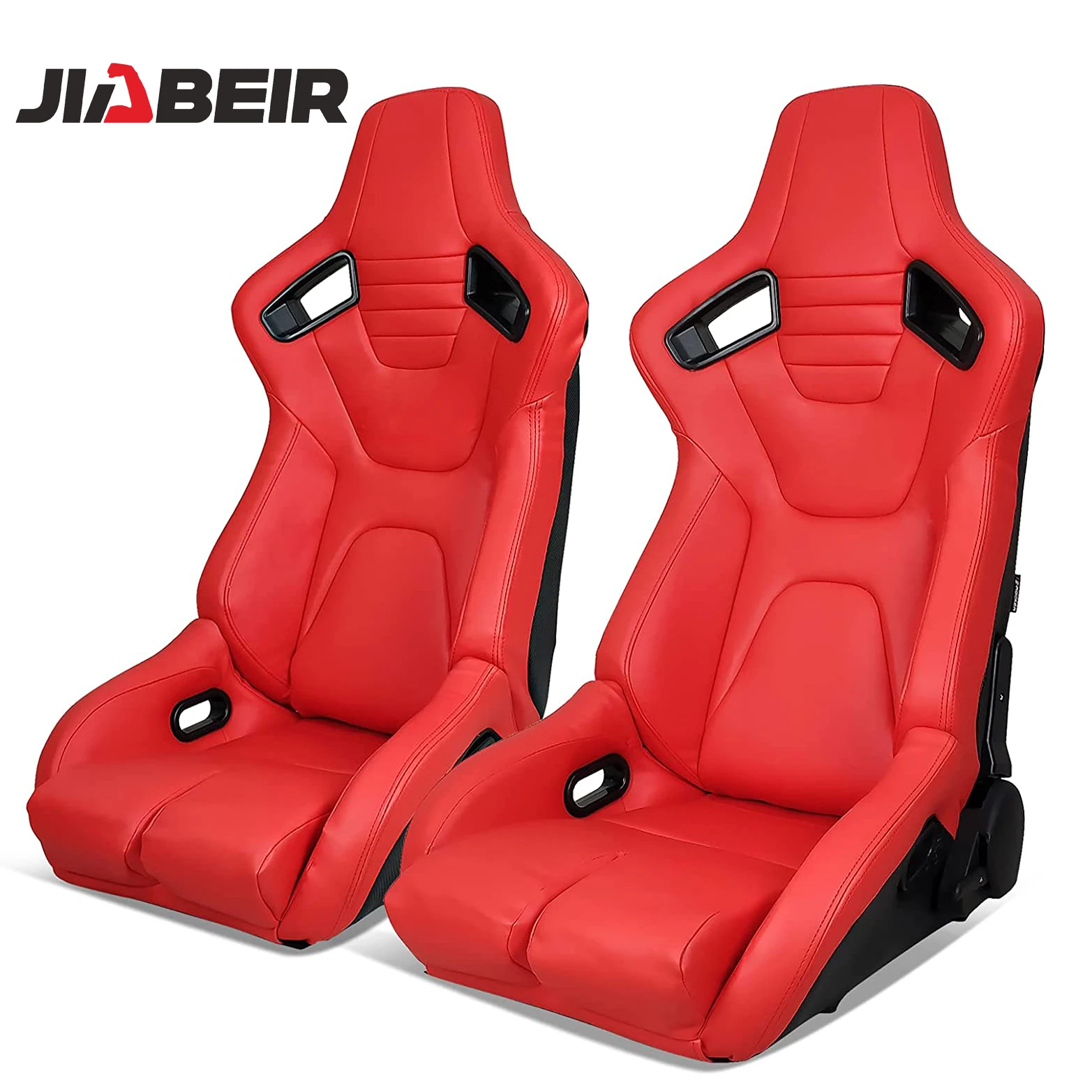 JIABEIR 1095 Universal Driver Car High Quality Leather Adjustable Sport Simulator Gaming Sim Racing Seats