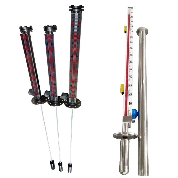 High Temperature Magnetic Float Type Level Gauge SS304/ SS316L Double Color Magnetic Liquid Level Display Meter