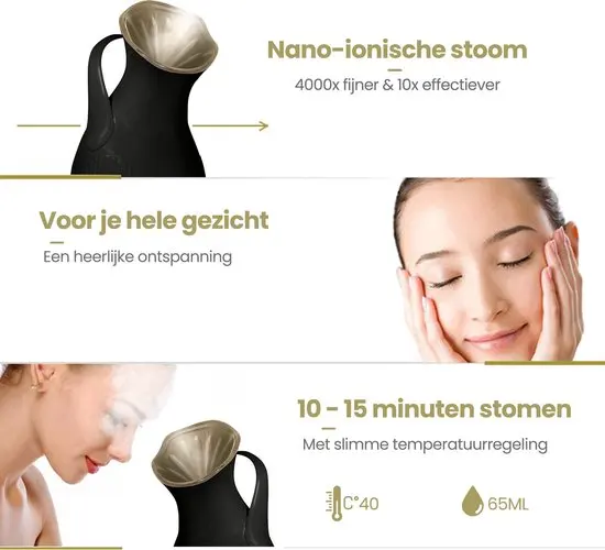 Facial Steamer Nano Ionic Hot Mist Face Steamer Home Sauna SPA Face Humidifier Atomizer for Women Men Moisturizing Unclogs Pores