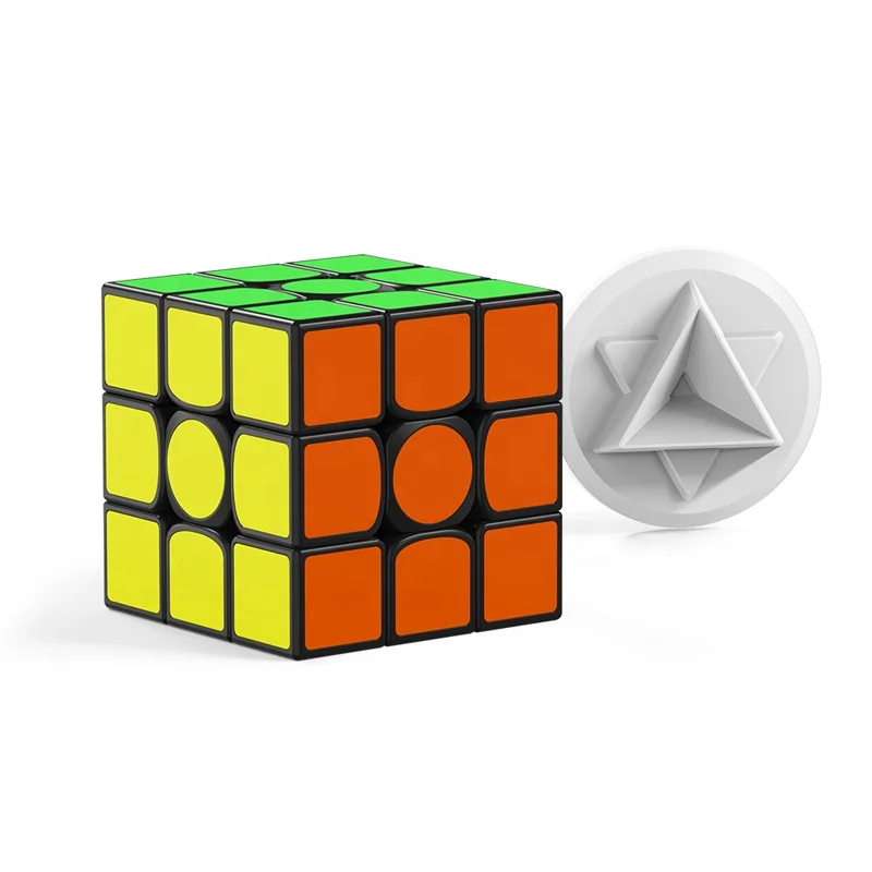 New teaching toys warrior puzzle big cube plus max black 38cm large cube storage box with stand