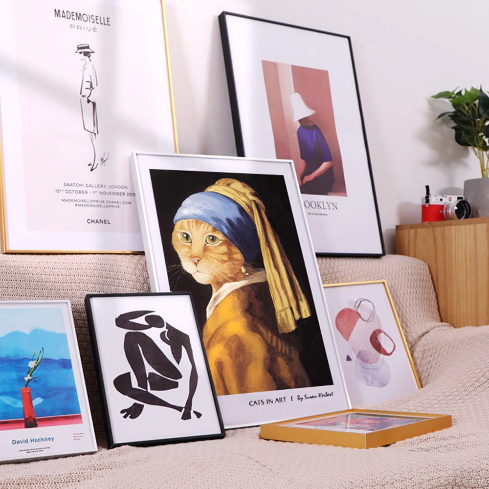 amazon hot sale A3 Customized Aluminum Alloy Collage Mounted Gift Bulk picture frames mouldings