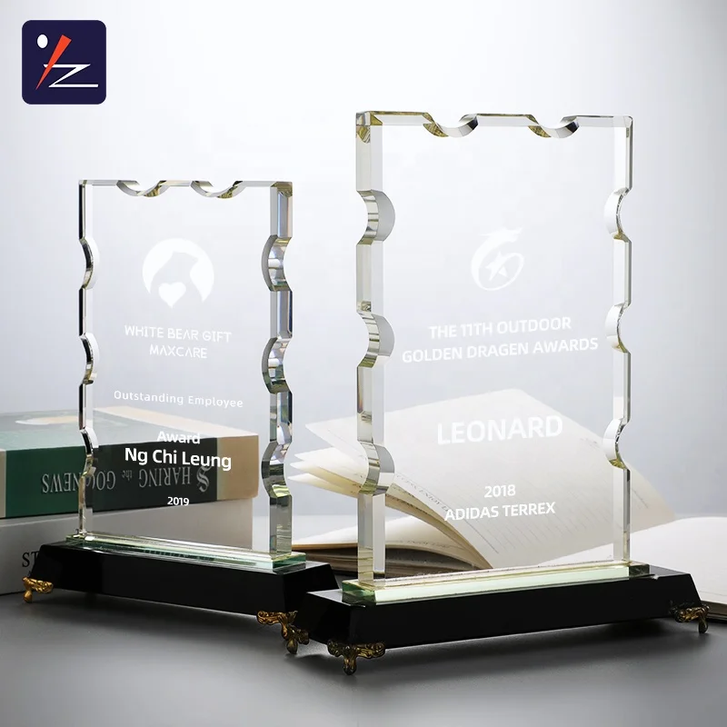 Wholesale new design crystal trophy award