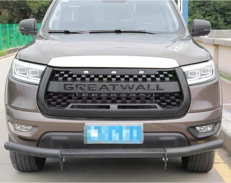 Gwm cannon решетка 2019-2021 пикап матовый черный гриль со светодиодом GWM