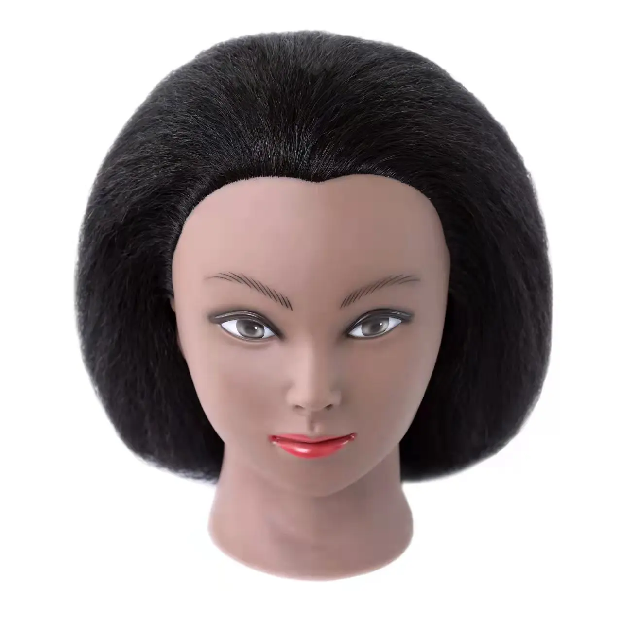 Maniquies head women with human hair training head cosmetology salon tools mannequin dummy