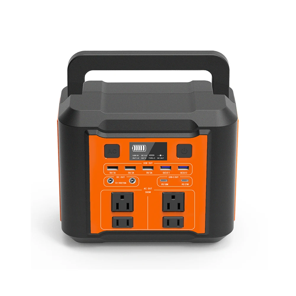 innovative product 2021portable power source110v portable charger station 300W Camping outdoor portable power supply