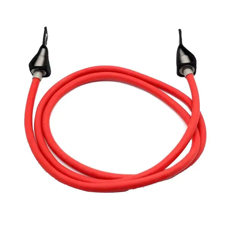 elastic stretch power natural latex Bungee cord jumping rope Outdoor Bungee Cord With Single double Textile Ending Bungee Loop