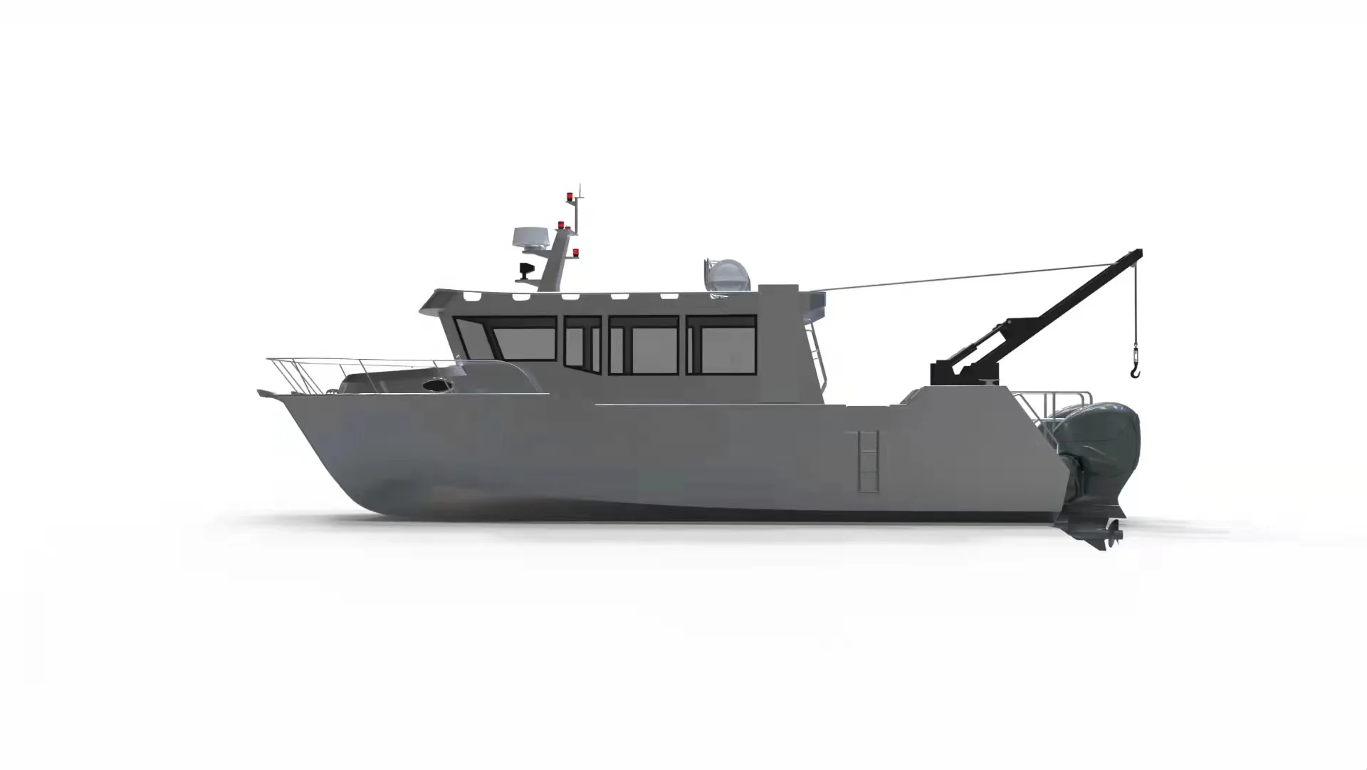 2023 New Design Aluminum Catamaran Fishing Boat