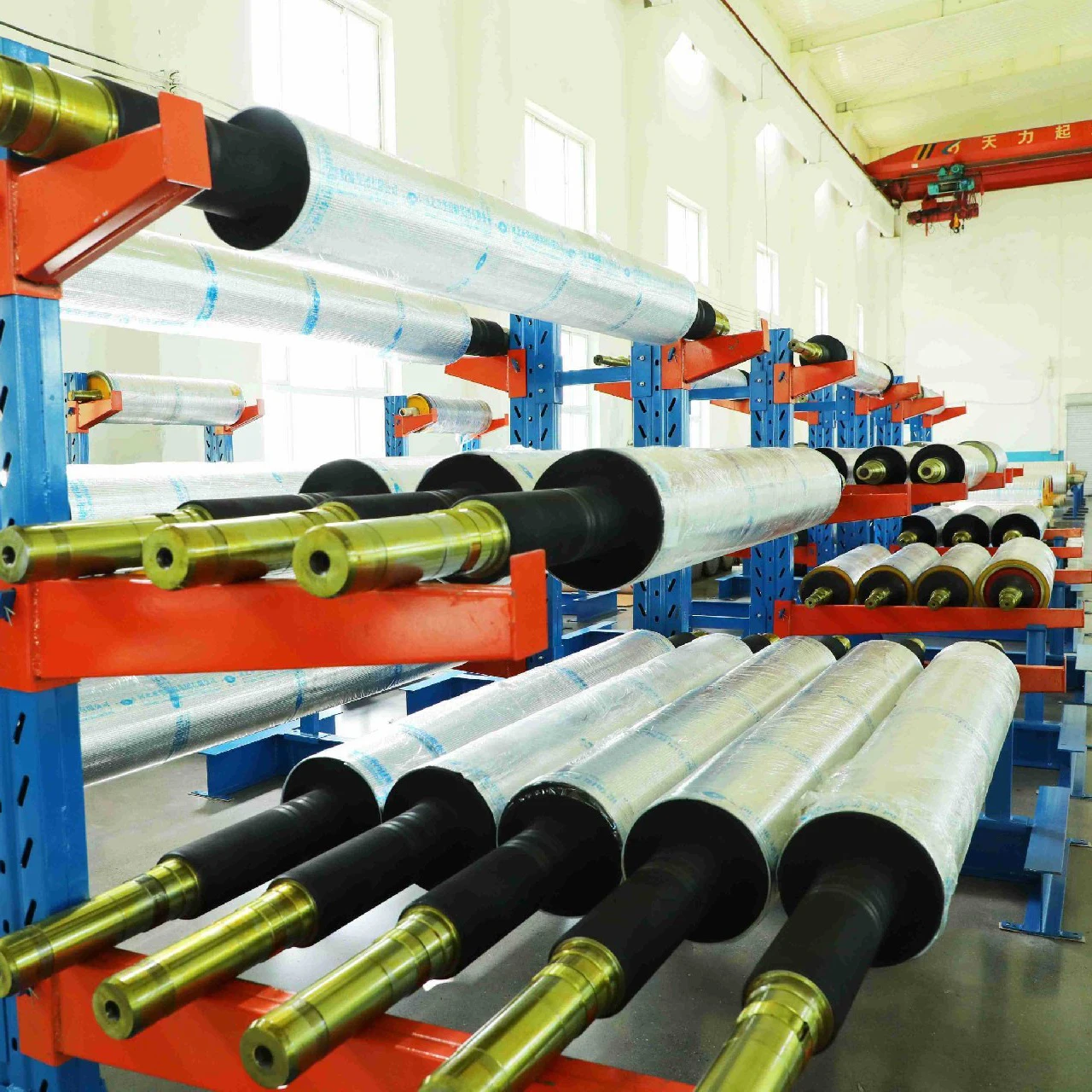 High Quality Rubber Lined Rolls for Strip Processing lines with Factory Price