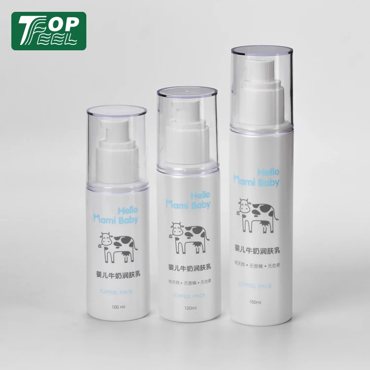 Manufacturer New Post Consumer Resin (PCR) Material Plastic Lotion Bottle Packaging