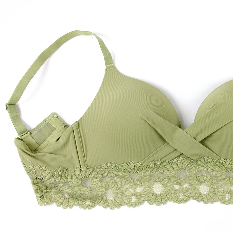 Factory China Sexy Ladies Colorful Hot Girls Photo Sexy Women Push-up Seamless Bra