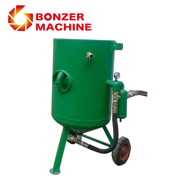 Sandblast Portable Pot Mobile Sandblasting Equipment For Sale